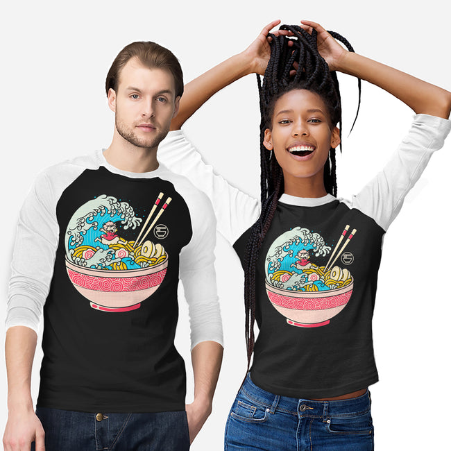 Anime Ramen-unisex baseball tee-Eoli Studio