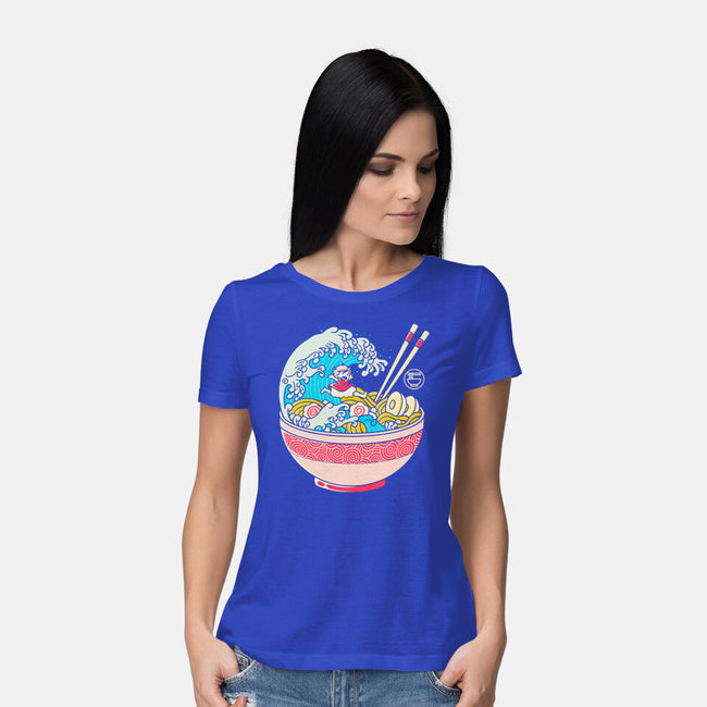 Anime Ramen-womens basic tee-Eoli Studio
