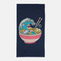 Anime Ramen-none beach towel-Eoli Studio