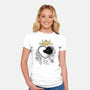 The Moon Cats-womens fitted tee-ellr