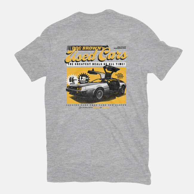 Doc Brown's Used Cars-youth basic tee-zawitees