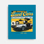 Doc Brown's Used Cars-none stretched canvas-zawitees