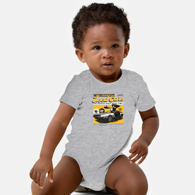 Doc Brown's Used Cars-baby basic onesie-zawitees