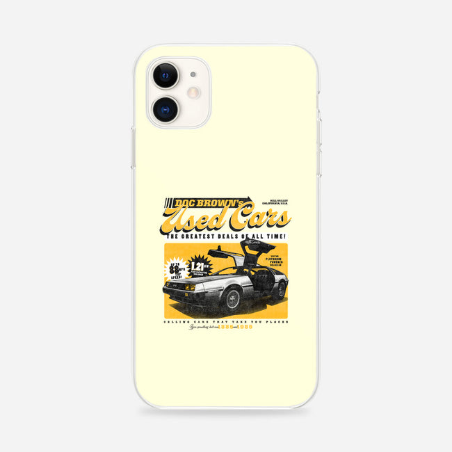 Doc Brown's Used Cars-iphone snap phone case-zawitees