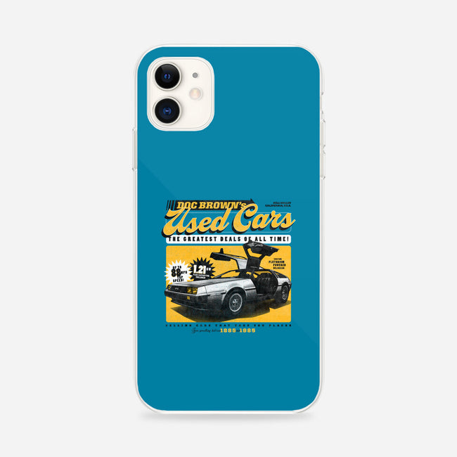 Doc Brown's Used Cars-iphone snap phone case-zawitees