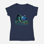 Get Exorcised In DC-womens v-neck tee-goodidearyan