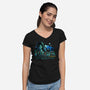 Get Exorcised In DC-womens v-neck tee-goodidearyan