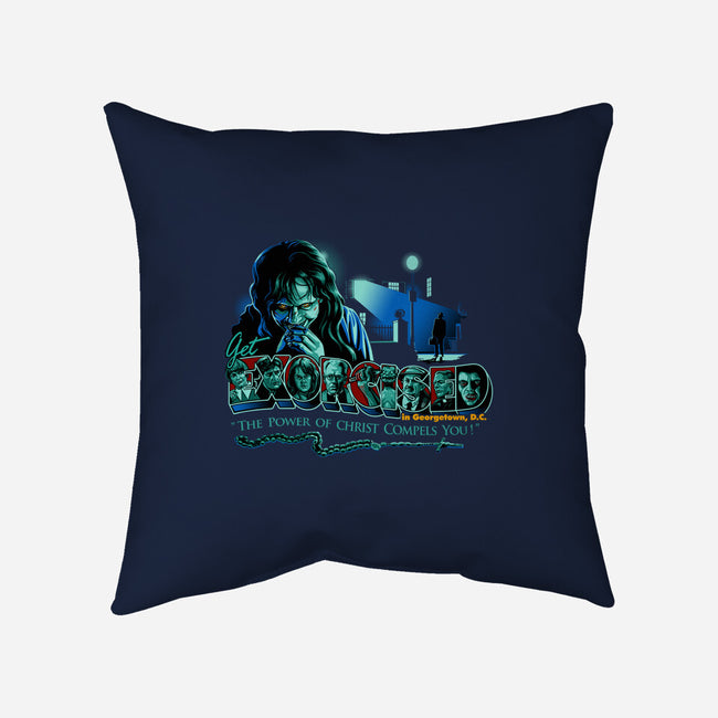 Get Exorcised In DC-none removable cover w insert throw pillow-goodidearyan