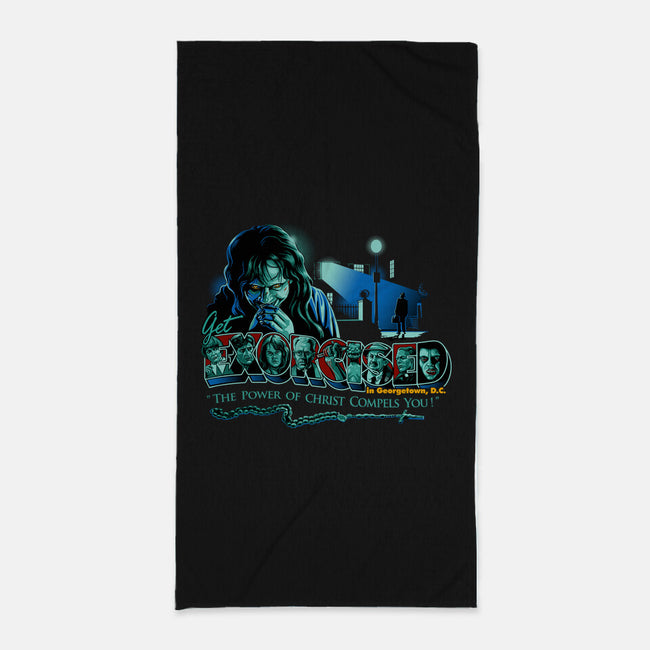 Get Exorcised In DC-none beach towel-goodidearyan