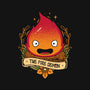 Fire Demon-womens v-neck tee-Alundrart