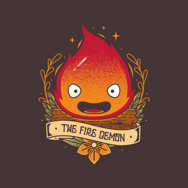 Fire Demon-none drawstring bag-Alundrart