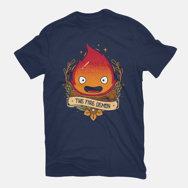 Fire Demon-mens basic tee-Alundrart