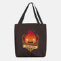 Fire Demon-none basic tote bag-Alundrart