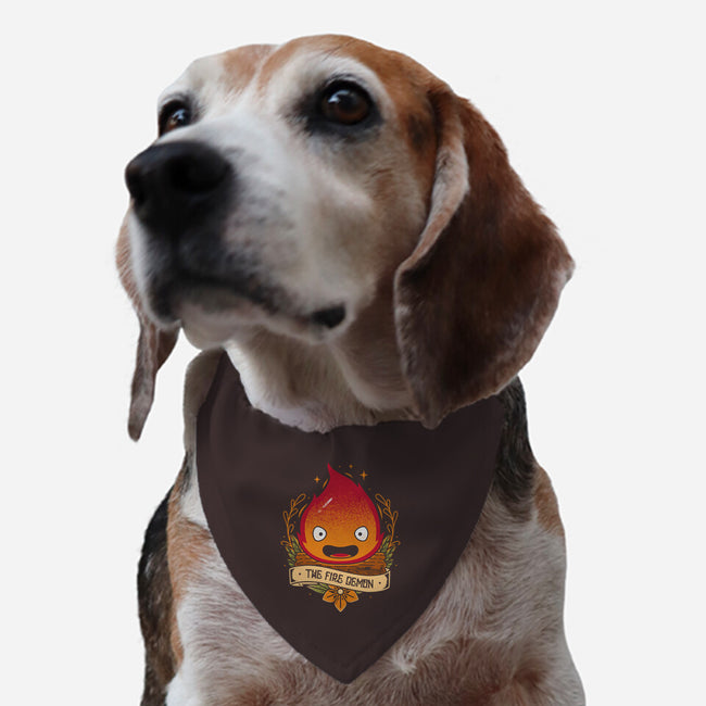 Fire Demon-dog adjustable pet collar-Alundrart