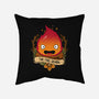 Fire Demon-none removable cover throw pillow-Alundrart