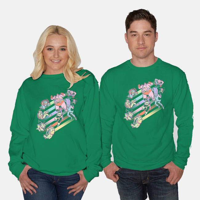 Mutant Wars-unisex crew neck sweatshirt-naomori