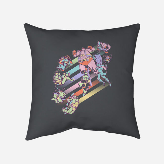 Mutant Wars-none removable cover w insert throw pillow-naomori