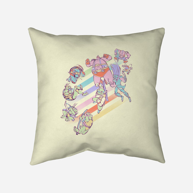 Mutant Wars-none removable cover w insert throw pillow-naomori