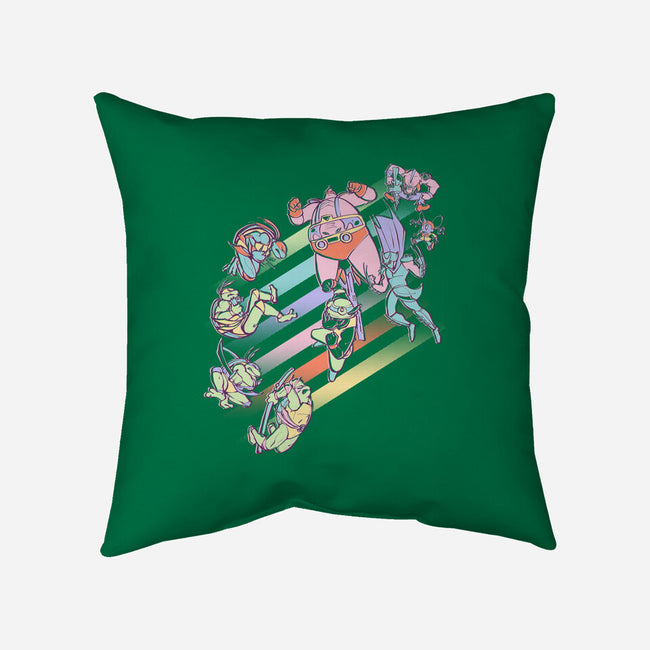 Mutant Wars-none removable cover w insert throw pillow-naomori