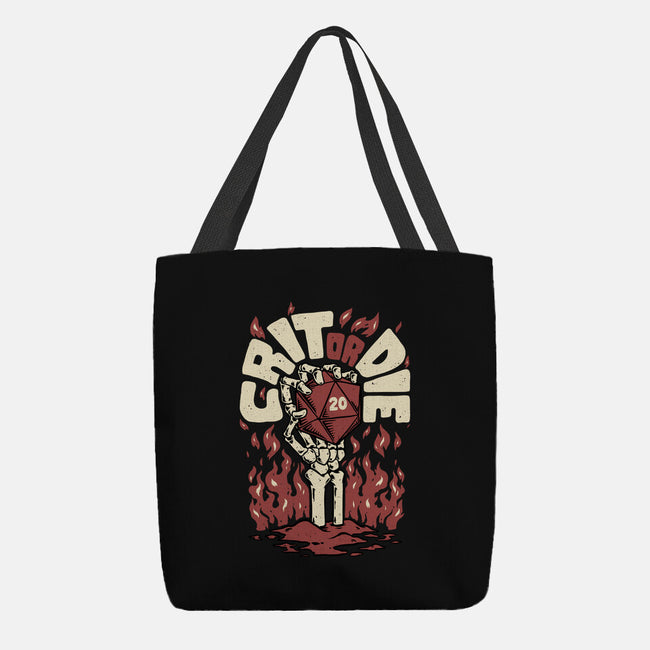 Crit Or Die-none basic tote bag-Studio Mootant