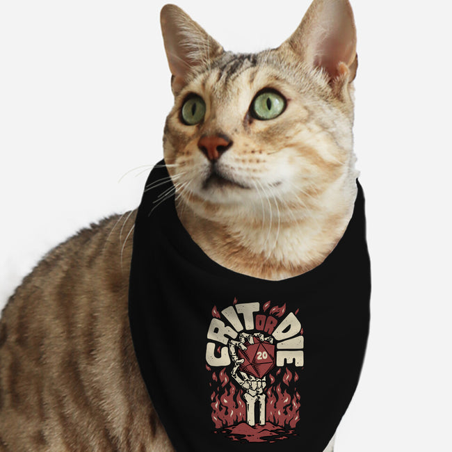 Crit Or Die-cat bandana pet collar-Studio Mootant