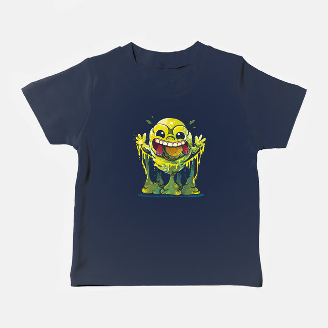 Splatter Ghost-baby basic tee-Vallina84