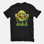 Splatter Ghost-womens fitted tee-Vallina84