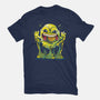 Splatter Ghost-womens fitted tee-Vallina84
