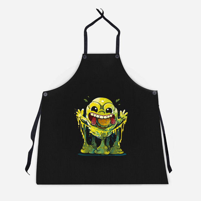 Splatter Ghost-unisex kitchen apron-Vallina84
