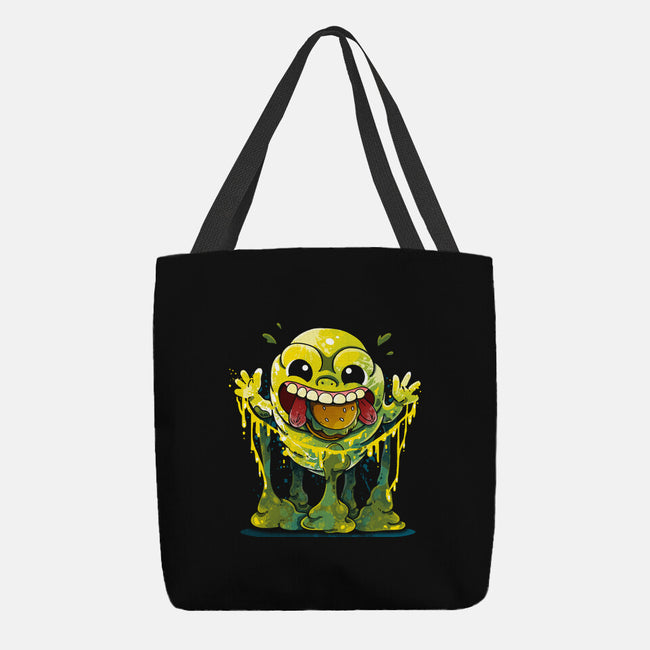 Splatter Ghost-none basic tote bag-Vallina84