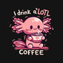 I Drink Alotl Coffee-baby basic onesie-TechraNova