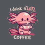 I Drink Alotl Coffee-unisex basic tank-TechraNova