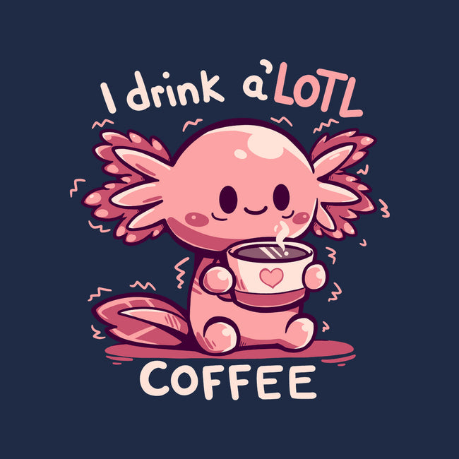 I Drink Alotl Coffee-dog basic pet tank-TechraNova