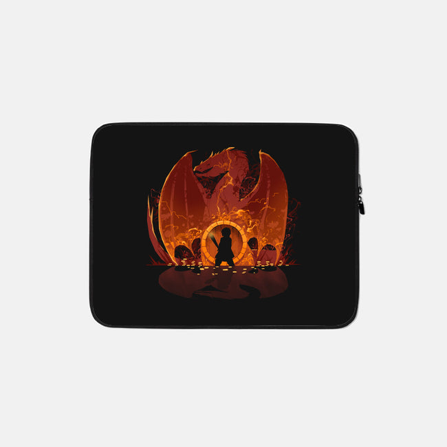 Lord Dragon-none zippered laptop sleeve-Vallina84