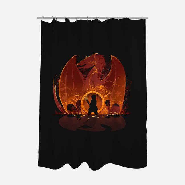 Lord Dragon-none polyester shower curtain-Vallina84