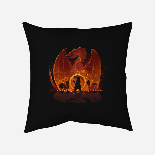 Lord Dragon-none removable cover throw pillow-Vallina84