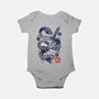 Japanese Snake-baby basic onesie-NemiMakeit