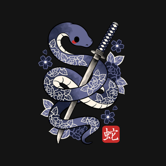 Japanese Snake-none stretched canvas-NemiMakeit