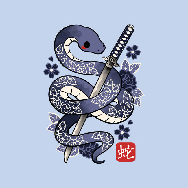 Japanese Snake-none stretched canvas-NemiMakeit