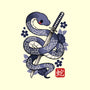Japanese Snake-none stretched canvas-NemiMakeit
