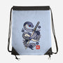 Japanese Snake-none drawstring bag-NemiMakeit