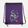 Japanese Snake-none drawstring bag-NemiMakeit