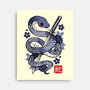 Japanese Snake-none stretched canvas-NemiMakeit