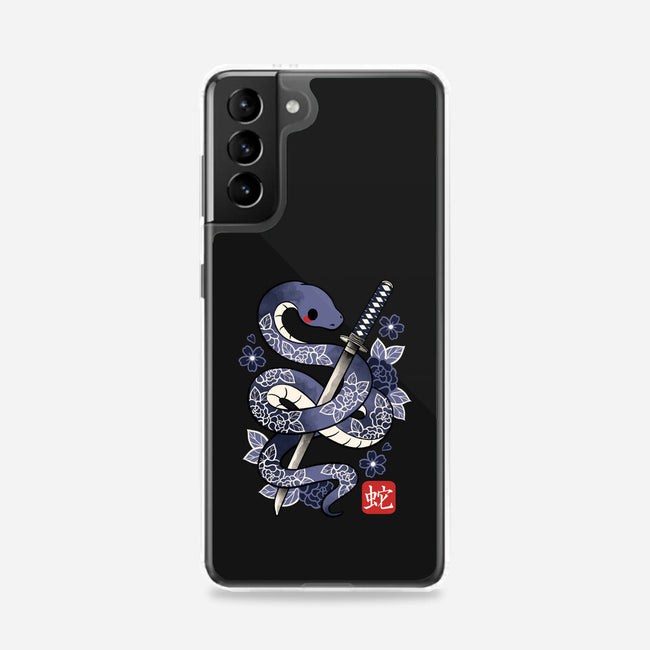 Japanese Snake-samsung snap phone case-NemiMakeit