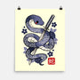 Japanese Snake-none matte poster-NemiMakeit