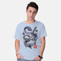 Japanese Snake-mens basic tee-NemiMakeit