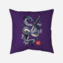 Japanese Snake-none removable cover w insert throw pillow-NemiMakeit