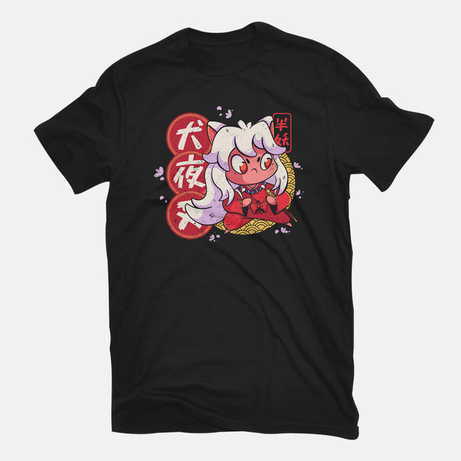 Cute Inuyasha-womens fitted tee-Ca Mask