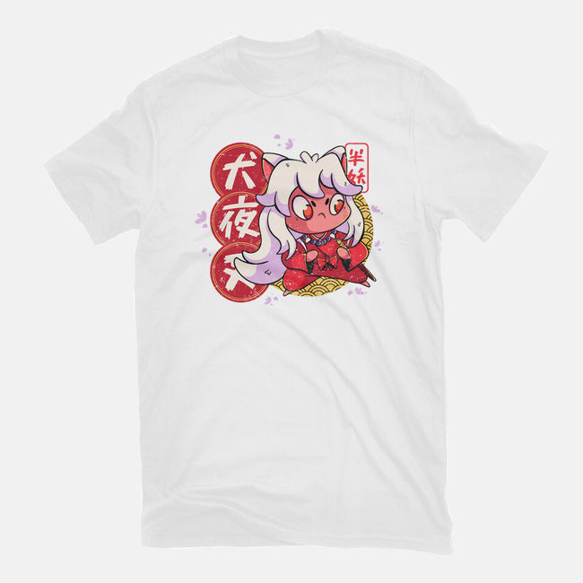 Cute Inuyasha-womens fitted tee-Ca Mask