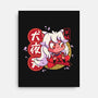 Cute Inuyasha-none stretched canvas-Ca Mask